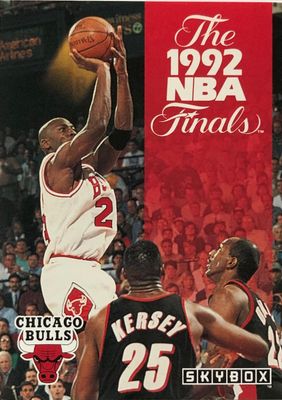 The 1992 NBA Finals Michael Jordan 314 Skybox