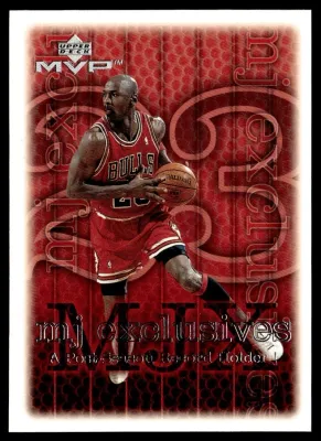 1999-00 Upper Deck MVP MJ Exclusives Michael Jordan 196 Chicago Bulls #196
