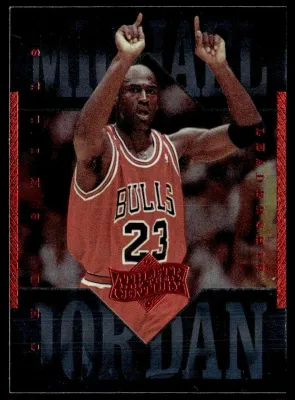 1999-00 Upper Deck Michael Jordan 52 Athlete of the Century Michael Jordan Chicago Foil