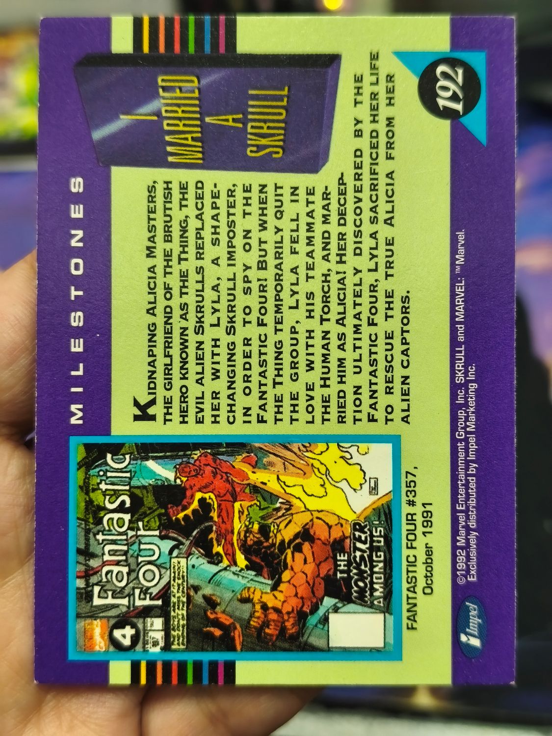 I married a Skrull 192 Marcel 1992