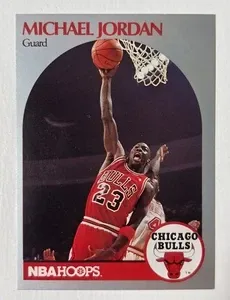 1990-91 NBA Hoops - Michael Jordan 65 Chicago Bulls