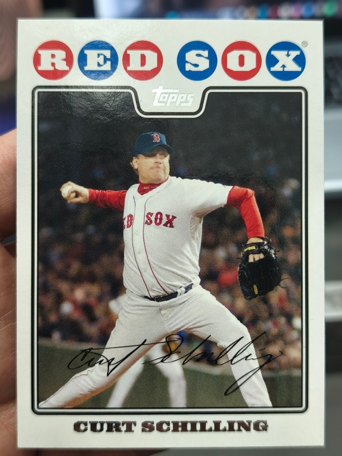 Curt Schilling Topps 2008