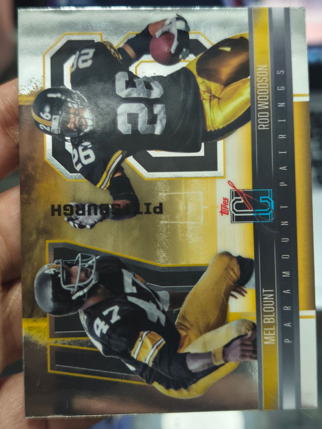 Mel Blount Rodríguez Woodson Topps