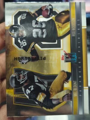 Mel Blount Rodríguez Woodson Topps