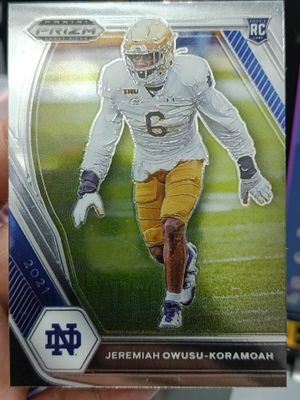 Jeremiah Owusu-Koramoah 147 Panini 2021