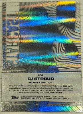 CJ Stroud 7  SC-2 Topps