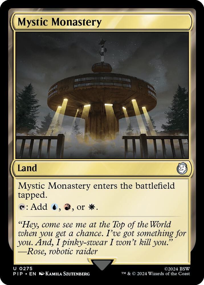 Mystic Monastery - Universes Beyond: Fallout (PIP)