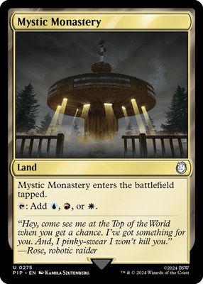 Mystic Monastery - Universes Beyond: Fallout (PIP)