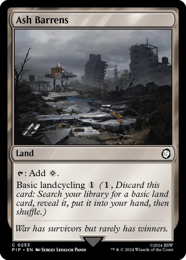Ash Barrens - Universes Beyond: Fallout (PIP)