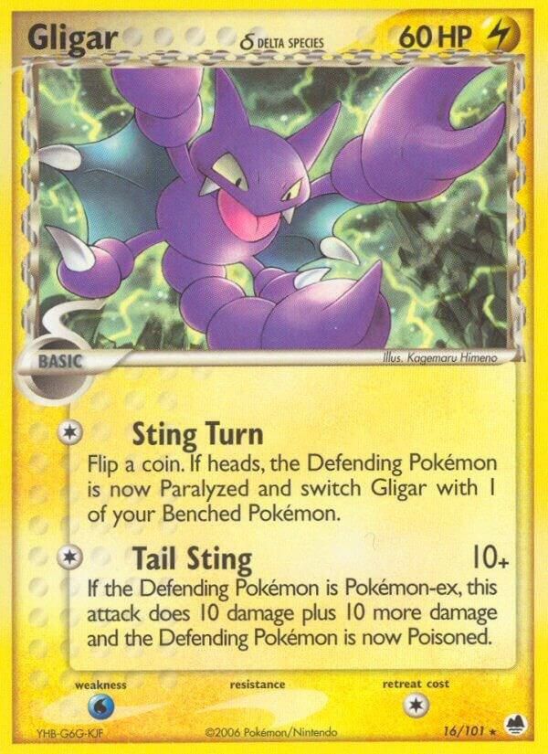 SJF Gligar (Delta Species) - EX Dragon Frontiers (DF)