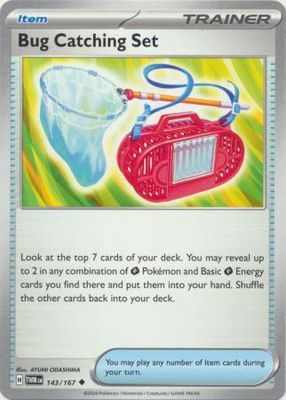 Bug Catching Set - 143/167 - Uncommon Scarlet and Violet: Twilight Masquerade Singles Foil
