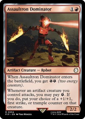 Assaultron Dominator - Universes Beyond: Fallout (PIP)