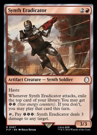 Synth Eradicator 0067 Universes Beyond: Fallout Commander Singles