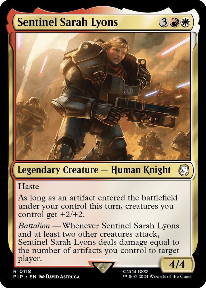 Sentinel Sarah Lyons - Universes Beyond: Fallout (PIP)