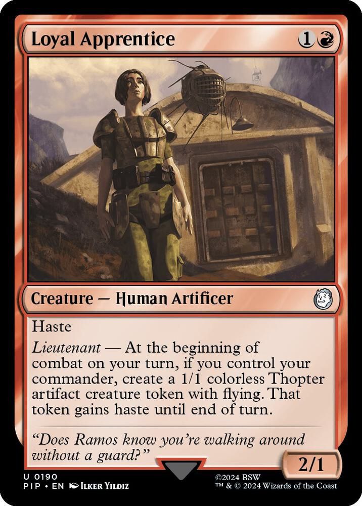 Loyal Apprentice - Universes Beyond: Fallout (PIP)