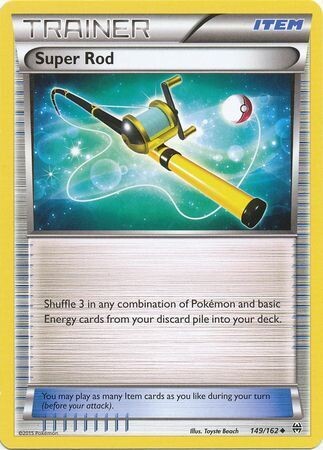 Super Rod - 149/162 - Uncommon XY: Breakthrough Singles