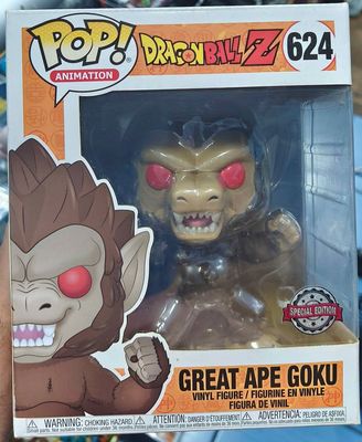 SJ2 Great Ape Goku Figura Funko Pop 624 Dragón Ball Figura Special Edition