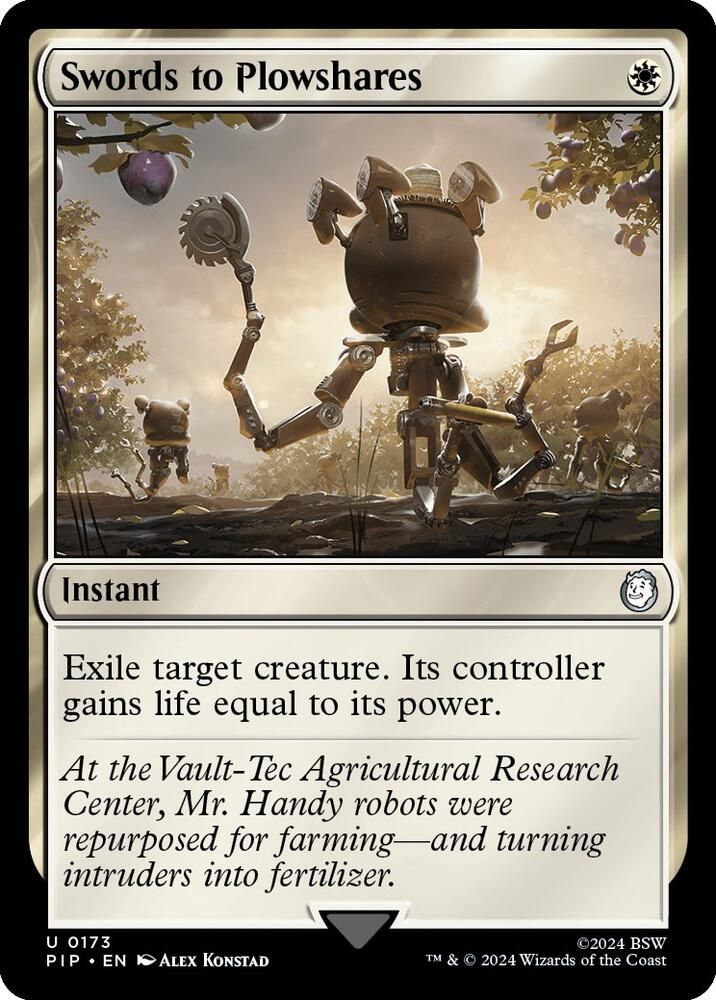 SJF Swords to Plowshares - Universes Beyond: Fallout (PIP)