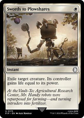 SJF Swords to Plowshares - Universes Beyond: Fallout (PIP)