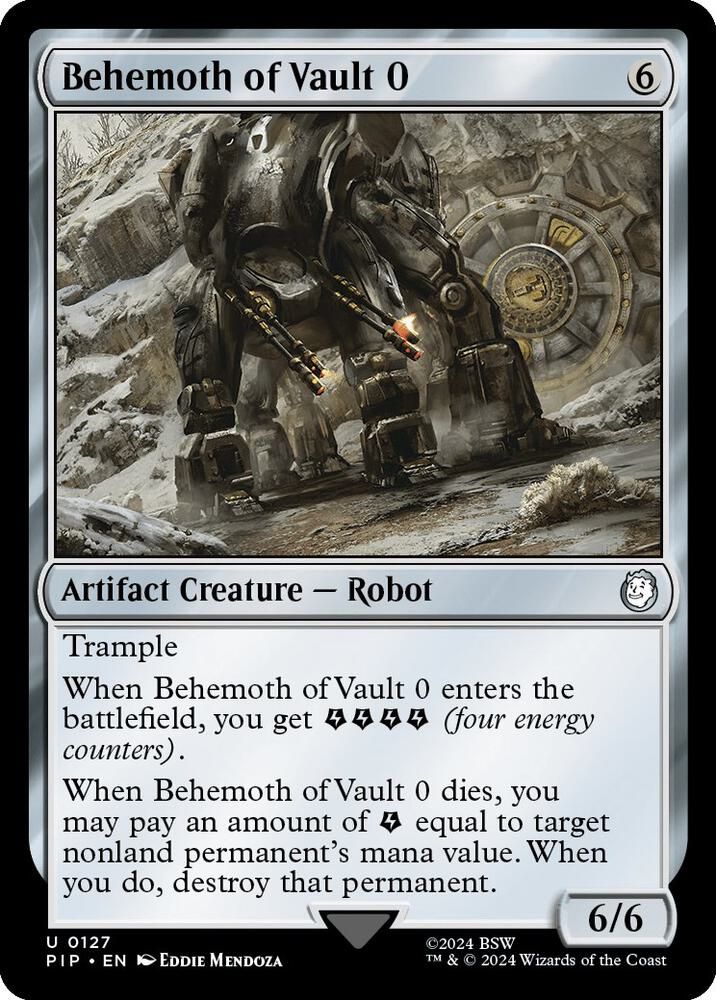 Behemoth of Vault 0 - Universes Beyond: Fallout (PIP)