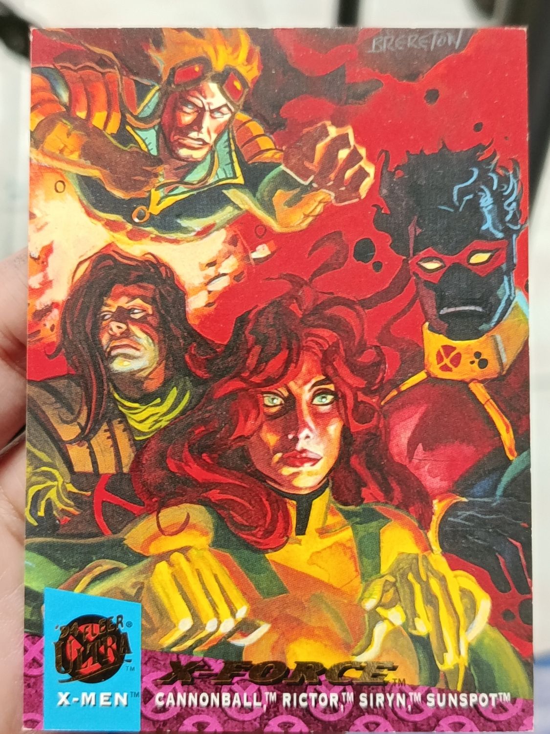 X-Men Cannonball Rictor Siryn Sunspot 117 Marvel 1994