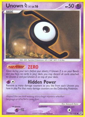 SJF Unown [Z] - Secret Wonders (SW)