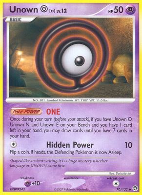 Unown [O] - Secret Wonders (SW)