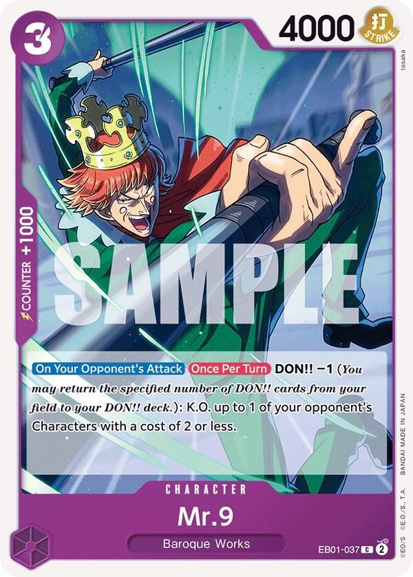 Mr. 9 - Extra Booster: Memorial Collection (EB-01)