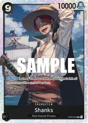 Shanks - Starter Deck 8: Monkey.D.Luffy (ST-08) Starter Deck 8: Monkey.D.Luffy Foil