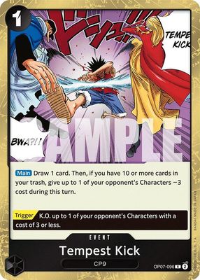 Tempest Kick - 500 Years in the Future (OP07) Foil
