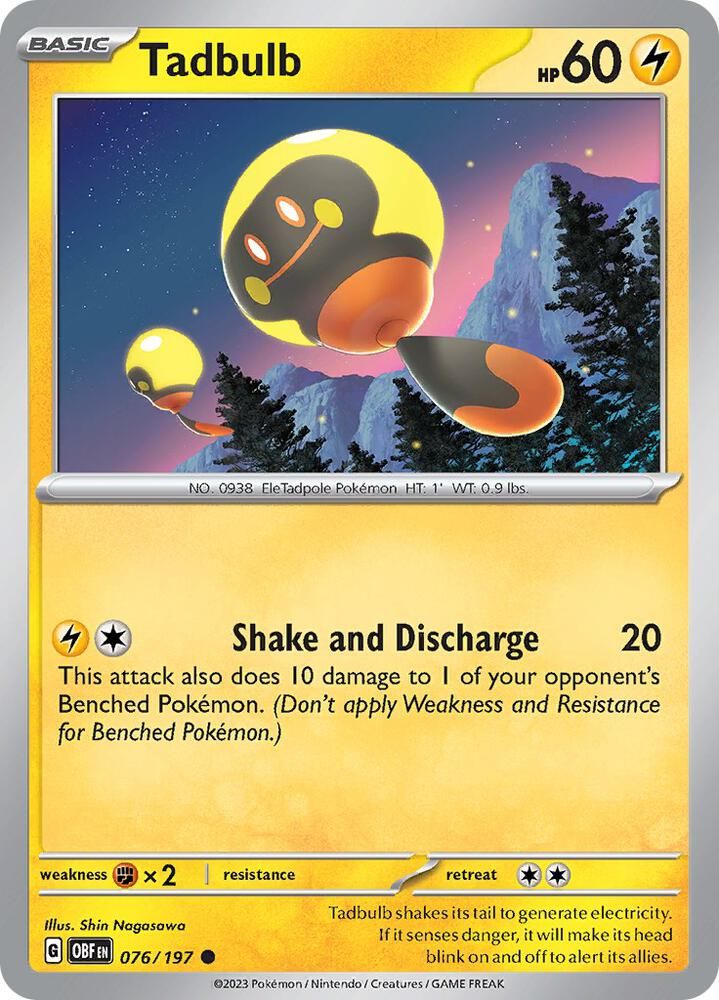 Tadbulb 076/197 - SV03: Obsidian Flames (OBF)