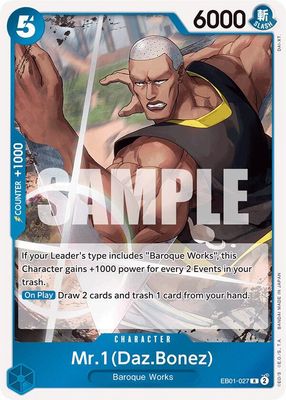 Mr. 1 (Daz.Bonez) - Extra Booster: Memorial Collection (EB-01) Foil