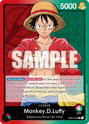 SJF Monkey.D.Luffy (003) - Romance Dawn (OP01)