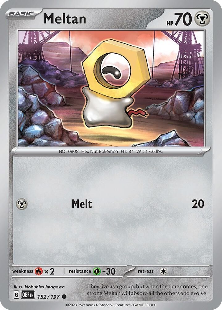 Meltan - SV03: Obsidian Flames (OBF)