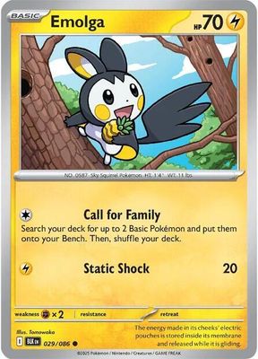Emolga - SV: Black Bolt (BLK)