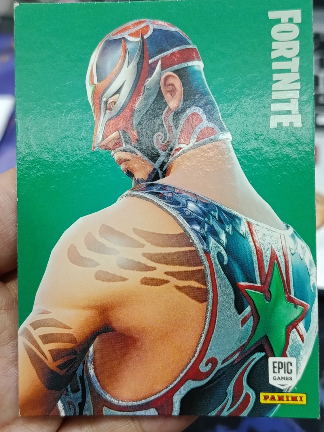 Masked Fury Rare Outfit 179 Fortnite Panini 2019