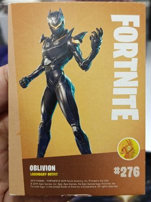 Oblivion Legendary 276 Outfit Fortnite Panini 2019