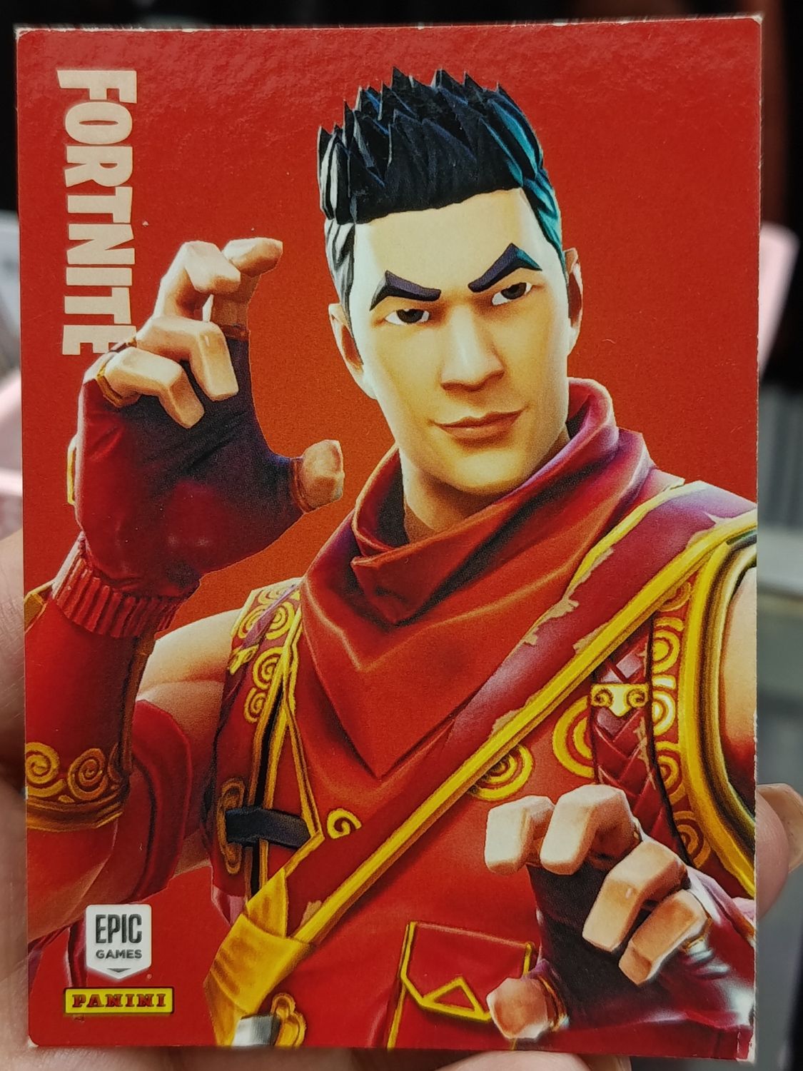 Crimson Scout Uncommon Outfit 123 Fortnite Panini 2019