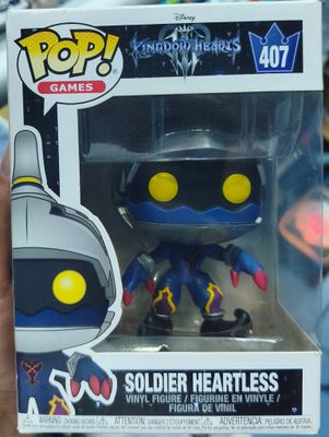 SJ1 Soldier Heartless Figura Funko Pop 407 Kingdom Hearts Figura