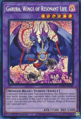 Garura, Wings of Resonant Life - 25th Anniversary Tin: Dueling Heroes Mega Pack (MP23) Secret Rare