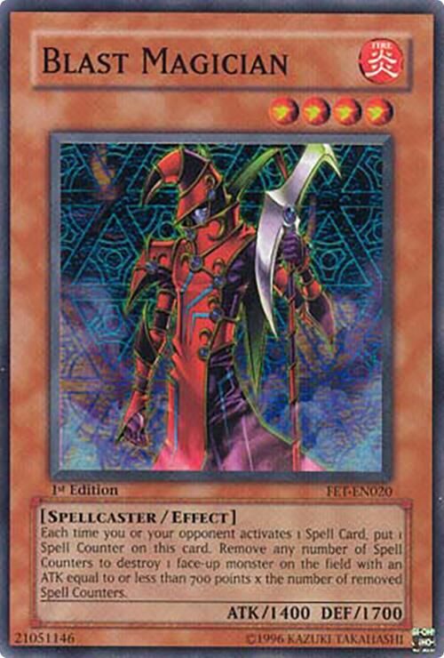Blast Magician - Flaming Eternity (FET) Super Rare Usado