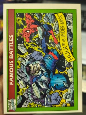 The Hulk vs Spider-Man 114 Marvel 1990