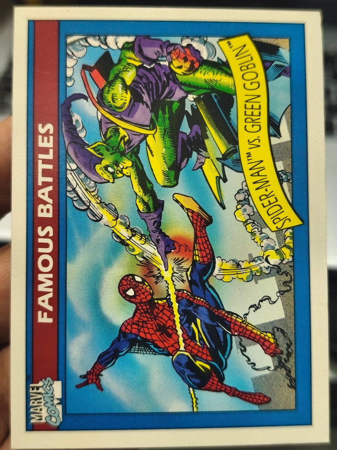 Spiderman vs Green Goblin 111 Marvel 1990