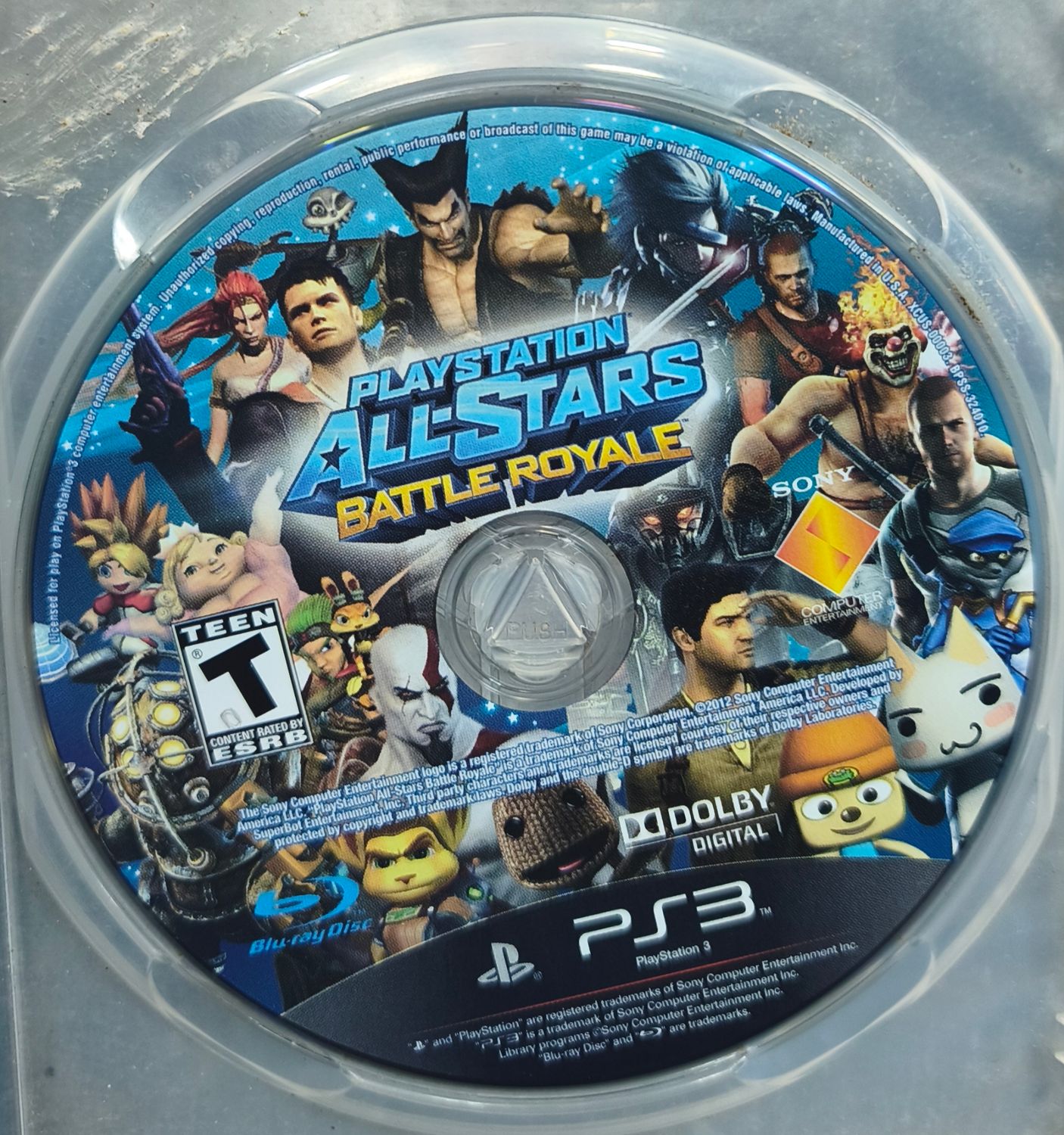 SJ6 Playstation All Stars Battle Royale Playstation 3 Disco