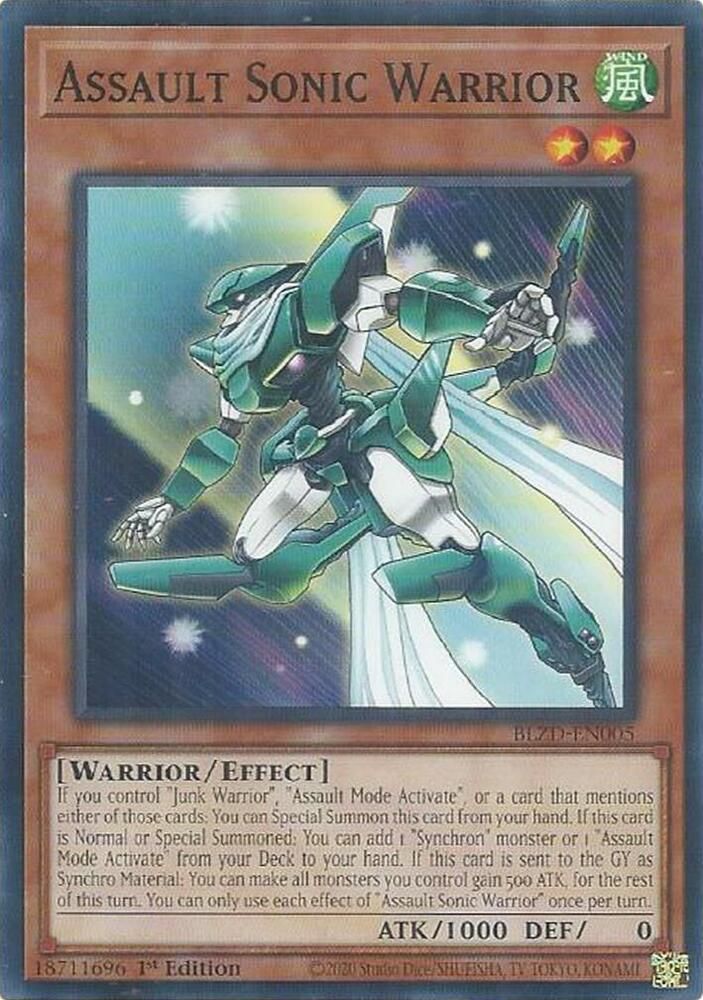 Assault Sonic Warrior - Blazing Dominion (BLZD)