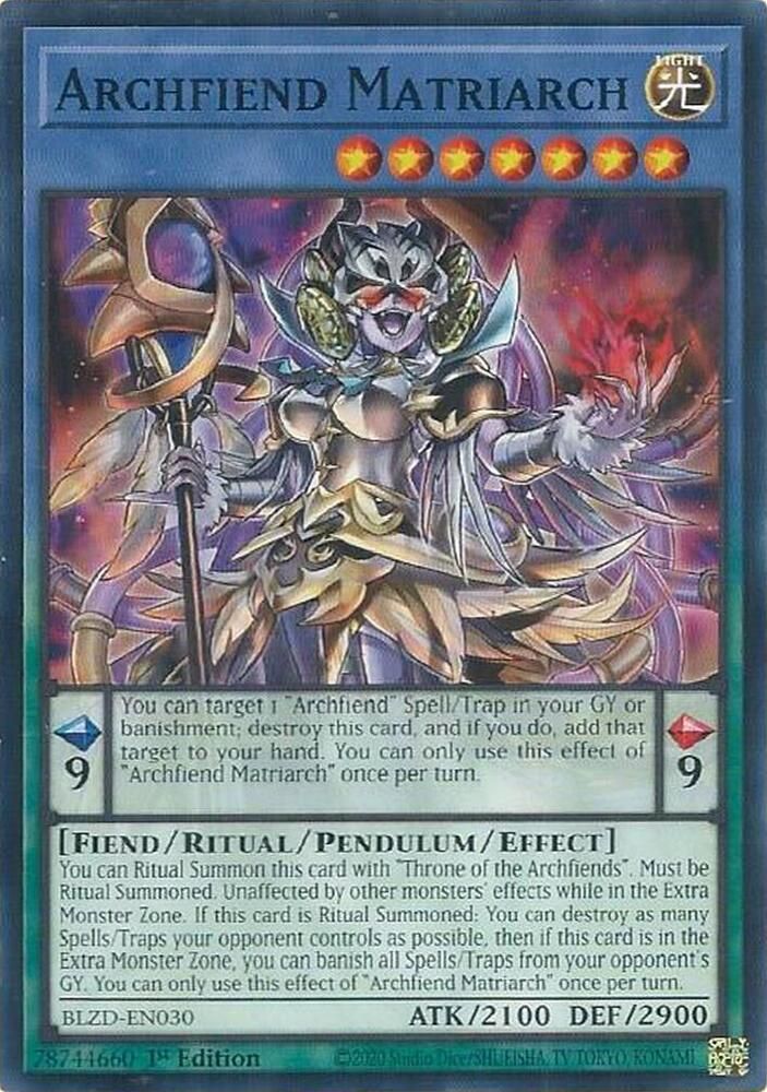 Archfiend Matriarch - Blazing Dominion (BLZD) Common