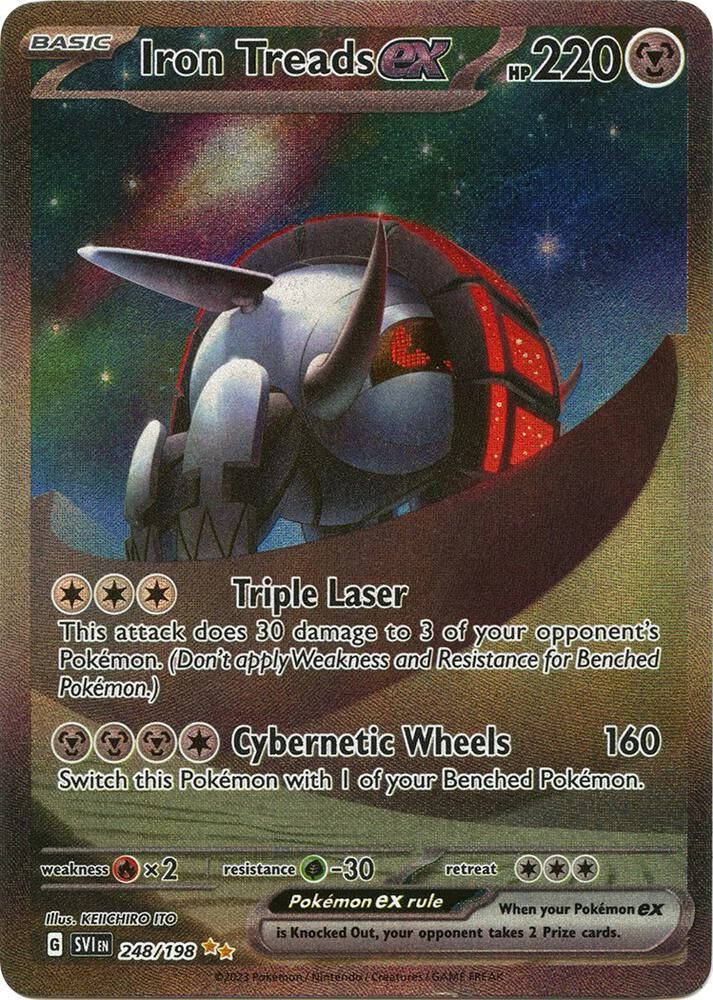 SJF Iron Treads ex - 248/198 - SV01: Scarlet &amp; Violet Base Set (SVI)