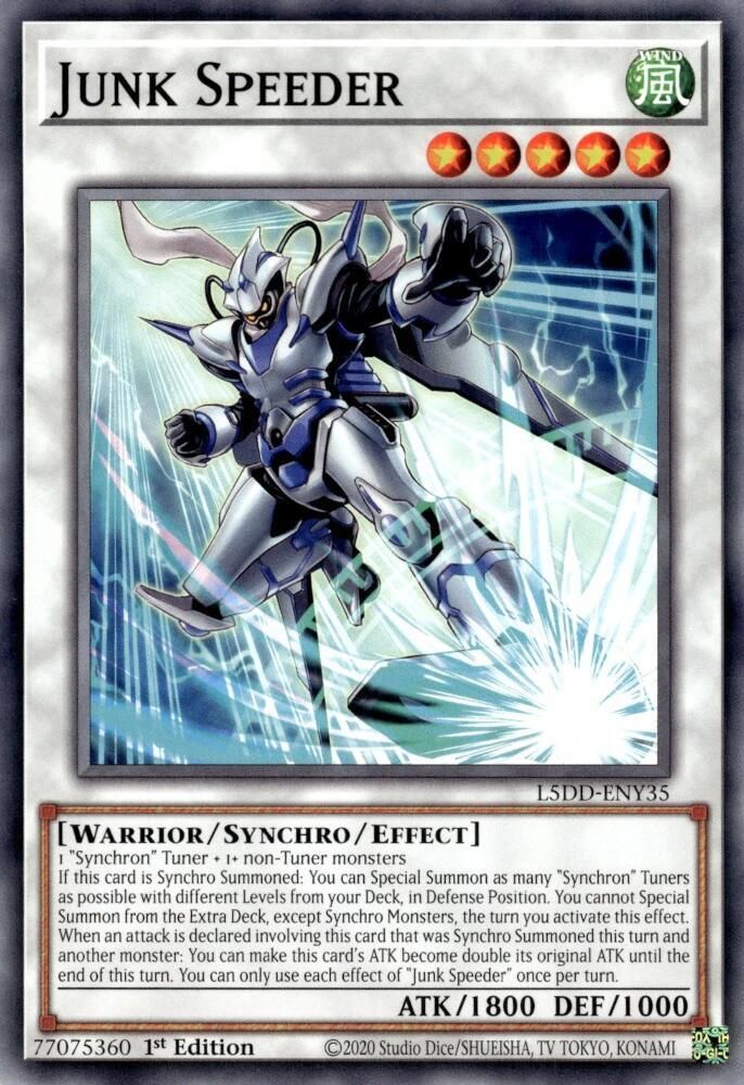 Junk Speeder - Legendary 5D's Decks (L5DD) Legendary 5D's Decks Common