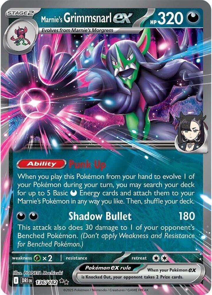 SJF Marnie's Grimmsnarl ex - SV10: Destined Rivals (DRI) SV10: Destined Rivals