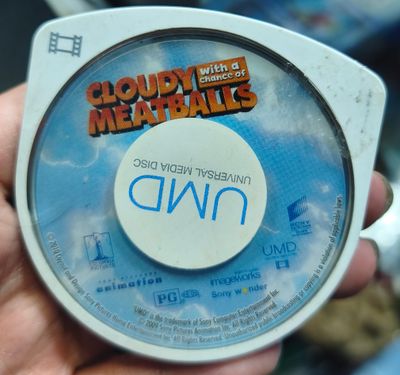 SJ1 Cloud With a Chance of Meatballs PSP UMD Disc